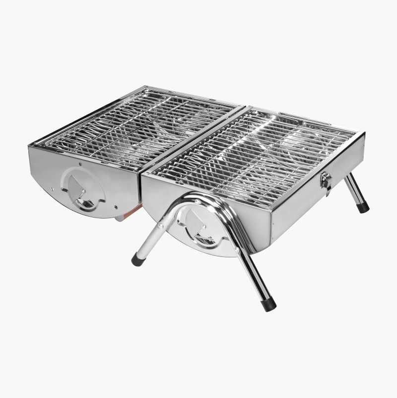 Camping grill stainless Biltema.fi